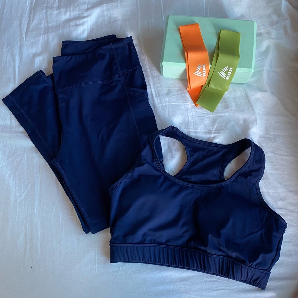 Shein Matching Set - Deep Blue - XL